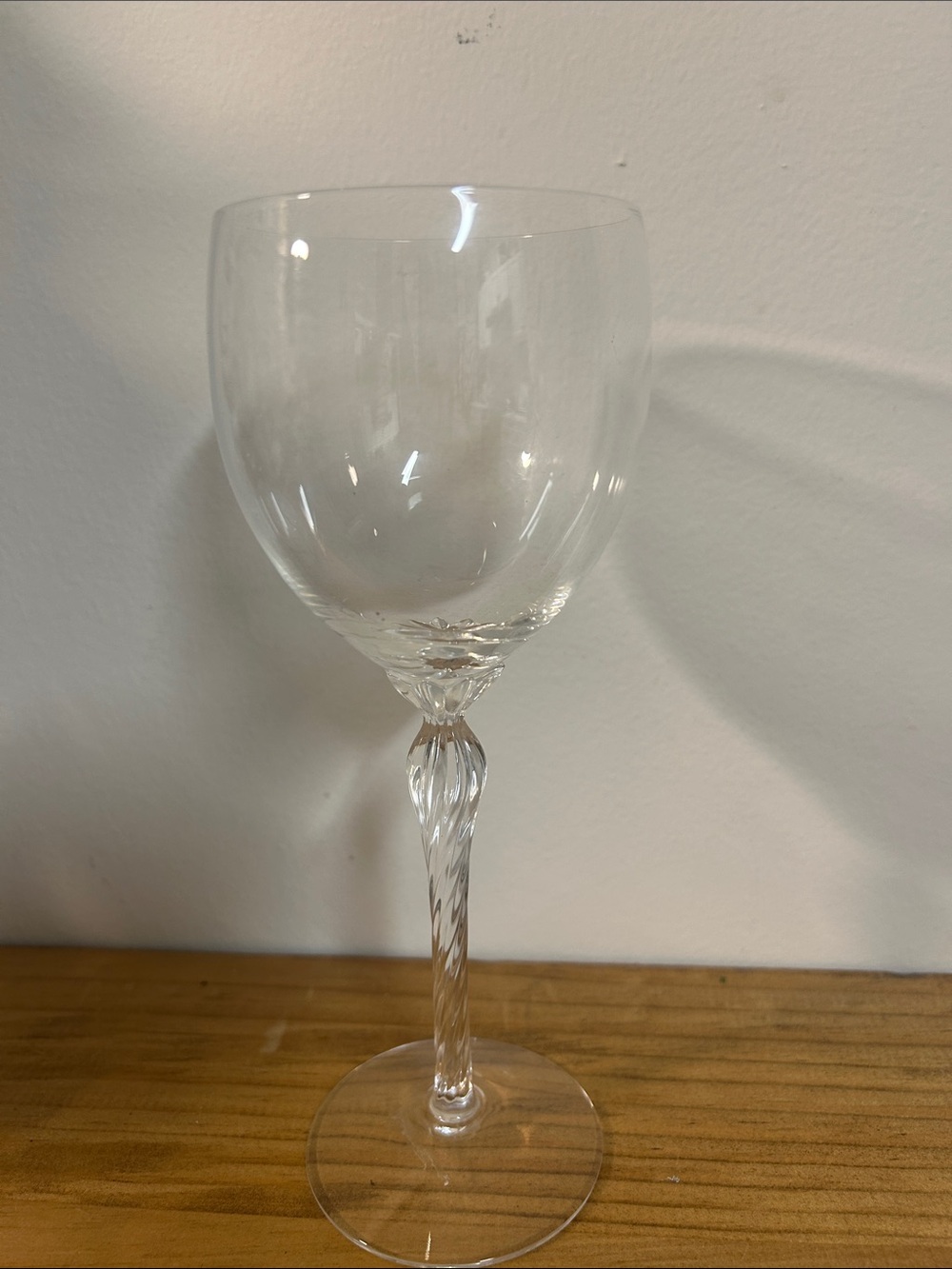Lenox Clear Crystal Wine Glass with Twisted Stem Replacement